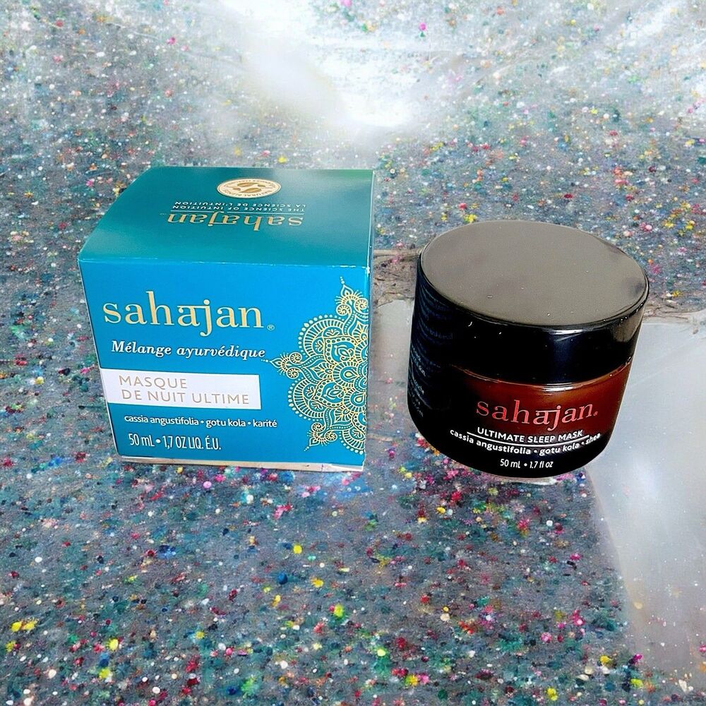 SAHAJAN Ultimate Sleep Face Mask Ayurveda Blend 1.7 fl oz Brand New In Box